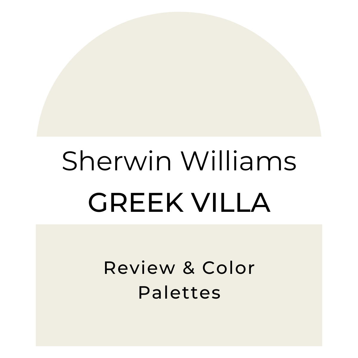 Sherwin Williams Greek Villa 7551 paint color review and palette