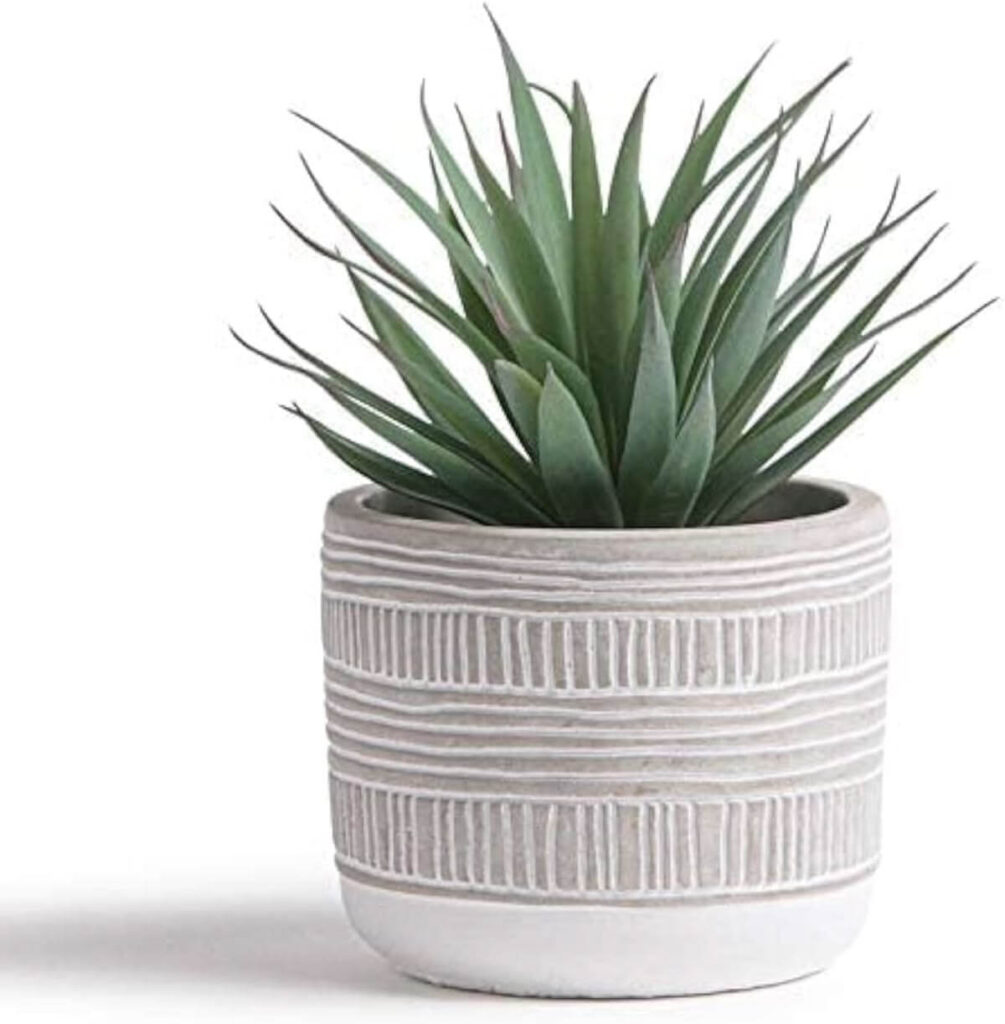 faux aloe plant